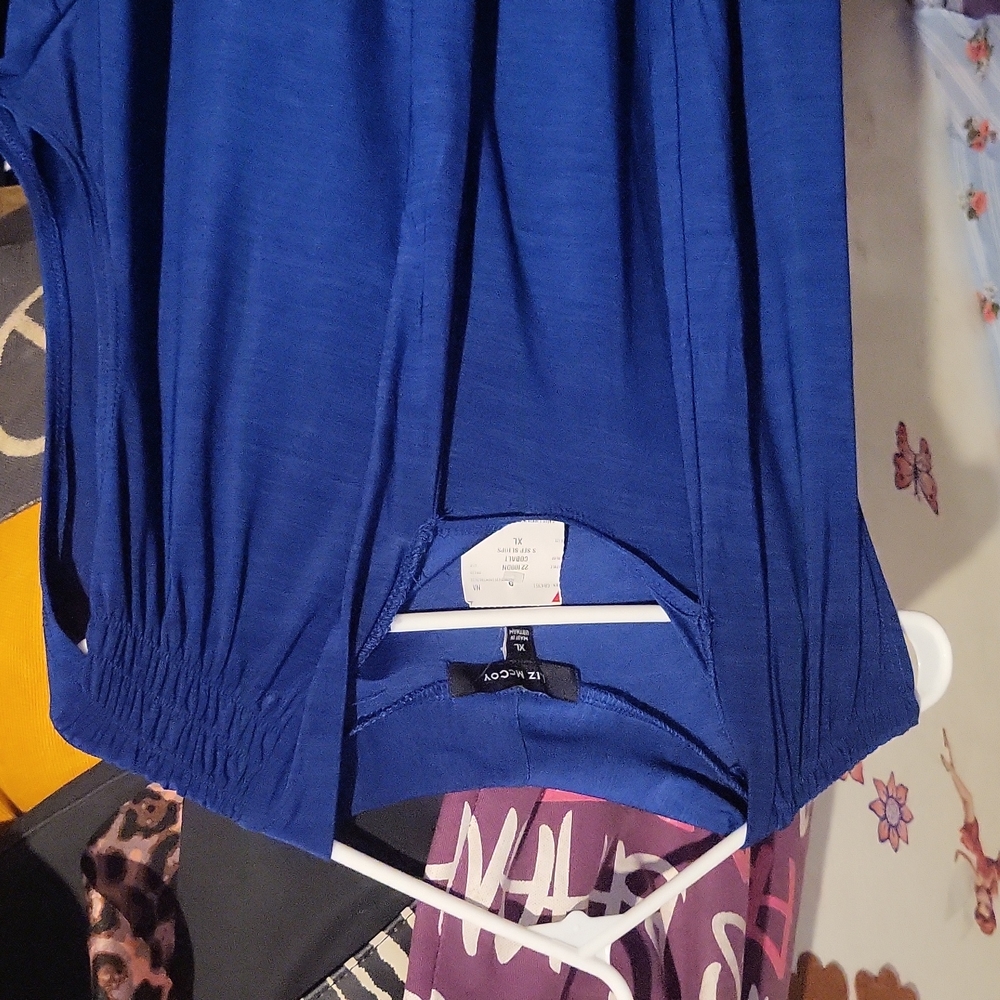 Brand new royal blue blouse size XL